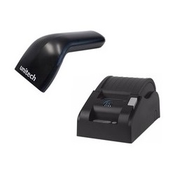 KIT PUNTO DE VENTA. SYSWEB. KIT PUNTO DE VENTA FACIL 1. INCLUYE 1 ESCANER DE CODIGO DE BARRAS UNITECH AS10, 1 MINIPRINTER TERMICA EC-LINE 58110 USB/SERIAL 110MM/58MM.