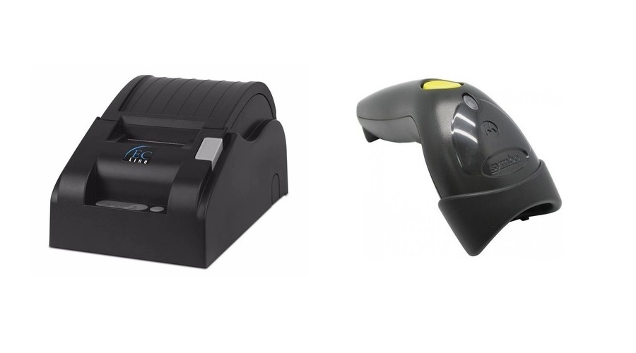 KIT PUNTO DE VENTA. SYSWEB. KIT PUNTO DE VENTA FACIL 6. INCLUYE: 1 ESCANER DE CODIGO DE BARRAS SYMBOL ZEBRA NEGRO, 1 MINIPRINTER TERMICA EC-LINE 58110 USB/SERIAL 110MM/58MM CORTADOR MANUAL